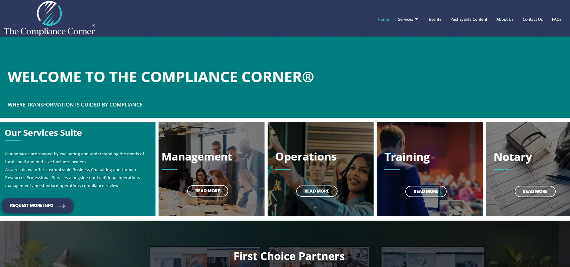 WordPress Website for Compliance Corner
